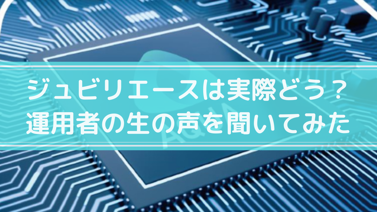 ジュビリエースは怪しい？運用者のリアルな評判や口コミを聞いてみた！｜チャトラン社長の投資生活～GXT応援団長～
